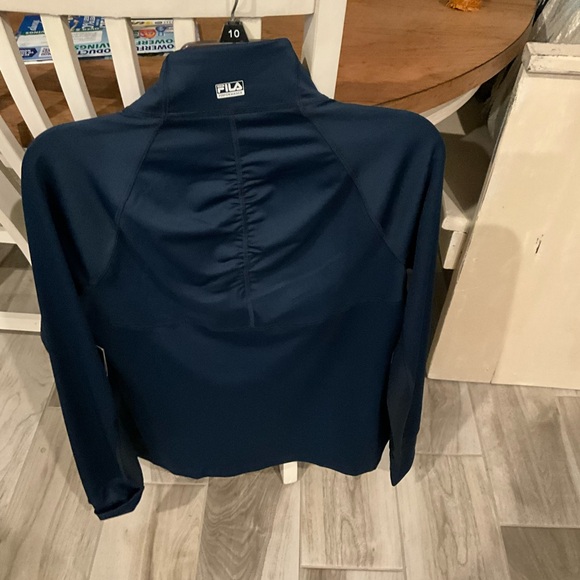 Woman’s FILA Sport Jacket Zipper front side, Size L - Picture 7 of 12